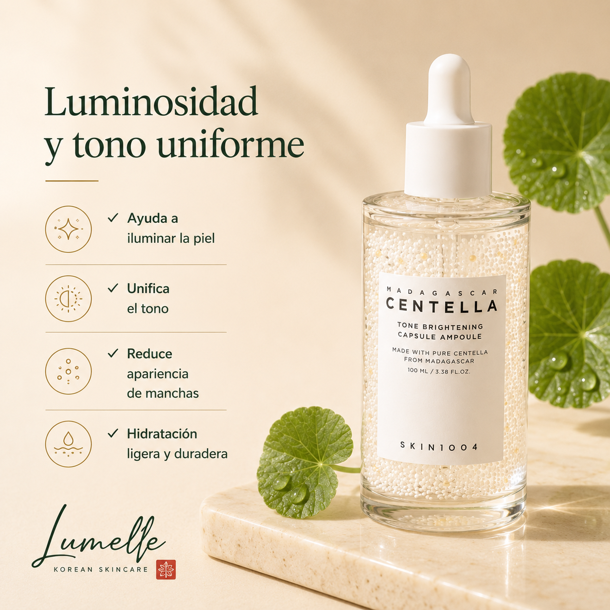 SKIN1004 Madagascar Centella Tone Brightening Capsule Ampoule