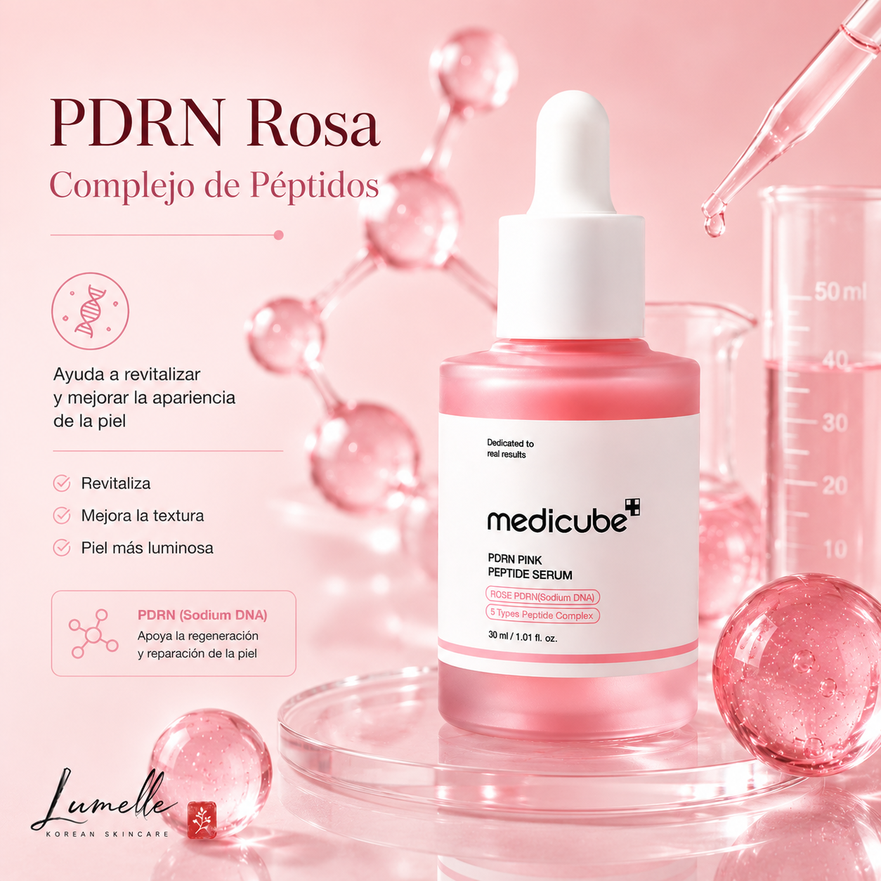 Medicube PDRN Pink Peptide Serum | Lumelle