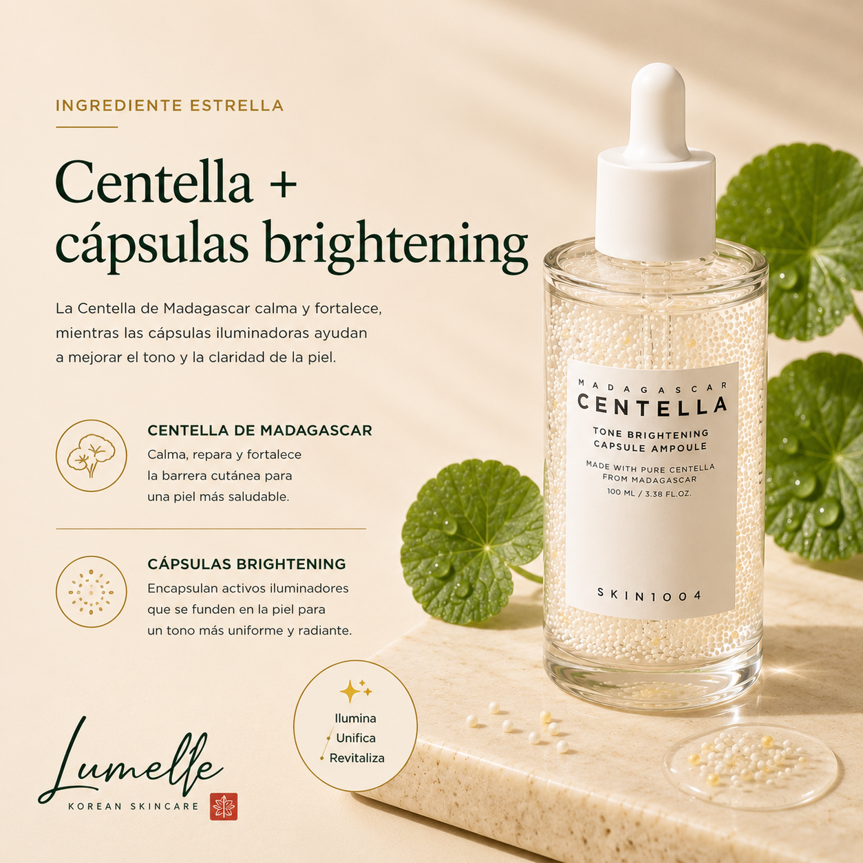 SKIN1004 Madagascar Centella Tone Brightening Capsule Ampoule