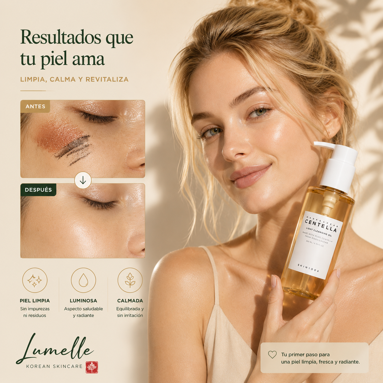 SKIN1004 Madagascar Centella Light Cleansing Oil